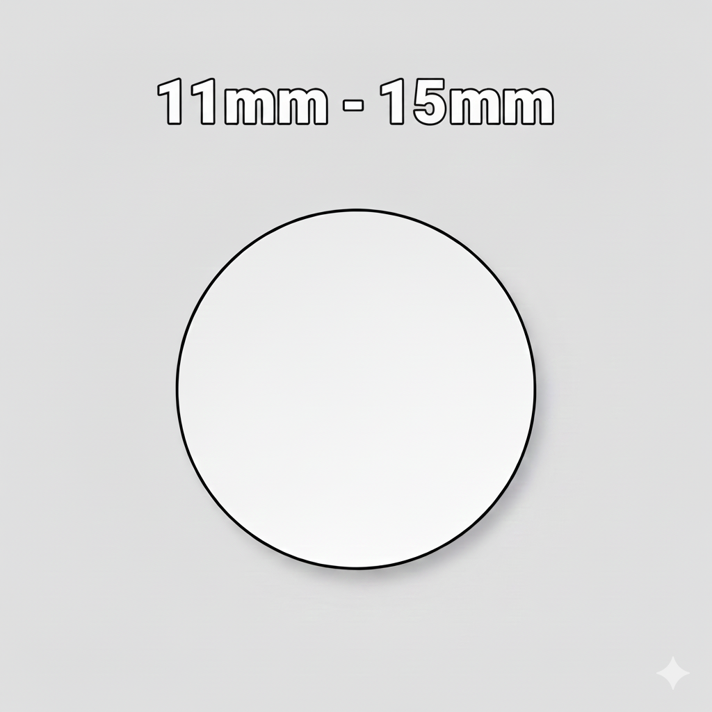 Dot stickers 11mm up to 15mm each 100pcs pack