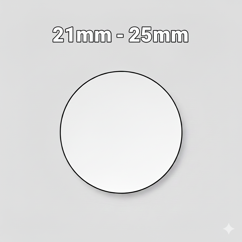 Dot stickers 21mm up to 25mm each 100pcs pack