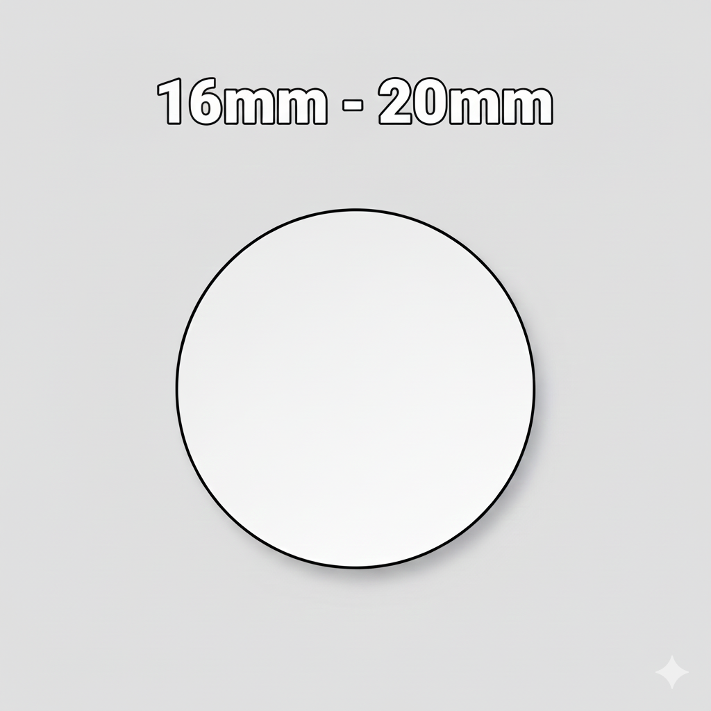 Dot stickers 16mm up to 20mm each 100pcs pack