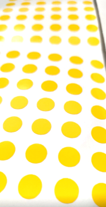 Dot stickers 10mm, green, red, yellow 300 pack